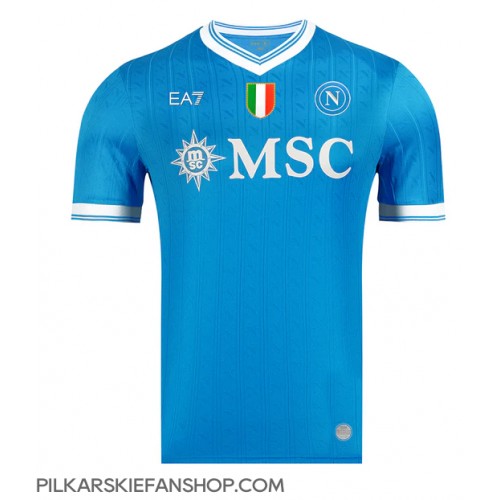 Koszulka piłkarska SSC Napoli Rasmus Hojlund #19 Strój Domowy 2025-26 tanio Krótki Rękaw Koszulka piłkarska SSC Napoli Rasmus Hojlund #19 Strój Domowy 2025-26 tanio Krótki Rękaw